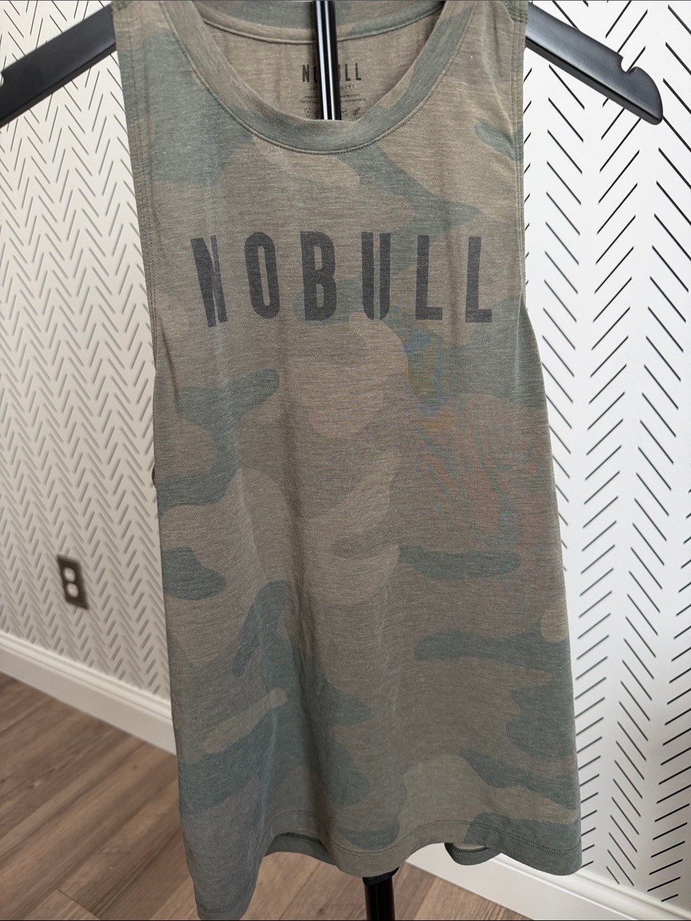 NOBULL Olive and Sage Camo Tank Top
